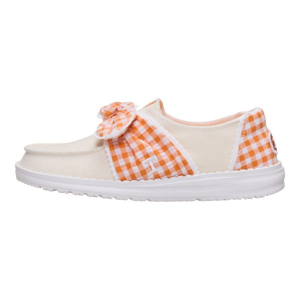Wendy Bow Tennessee Vols - White/Orangesicle